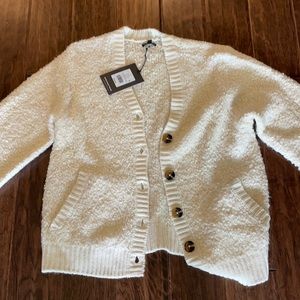 Chunky Off White Cardigan